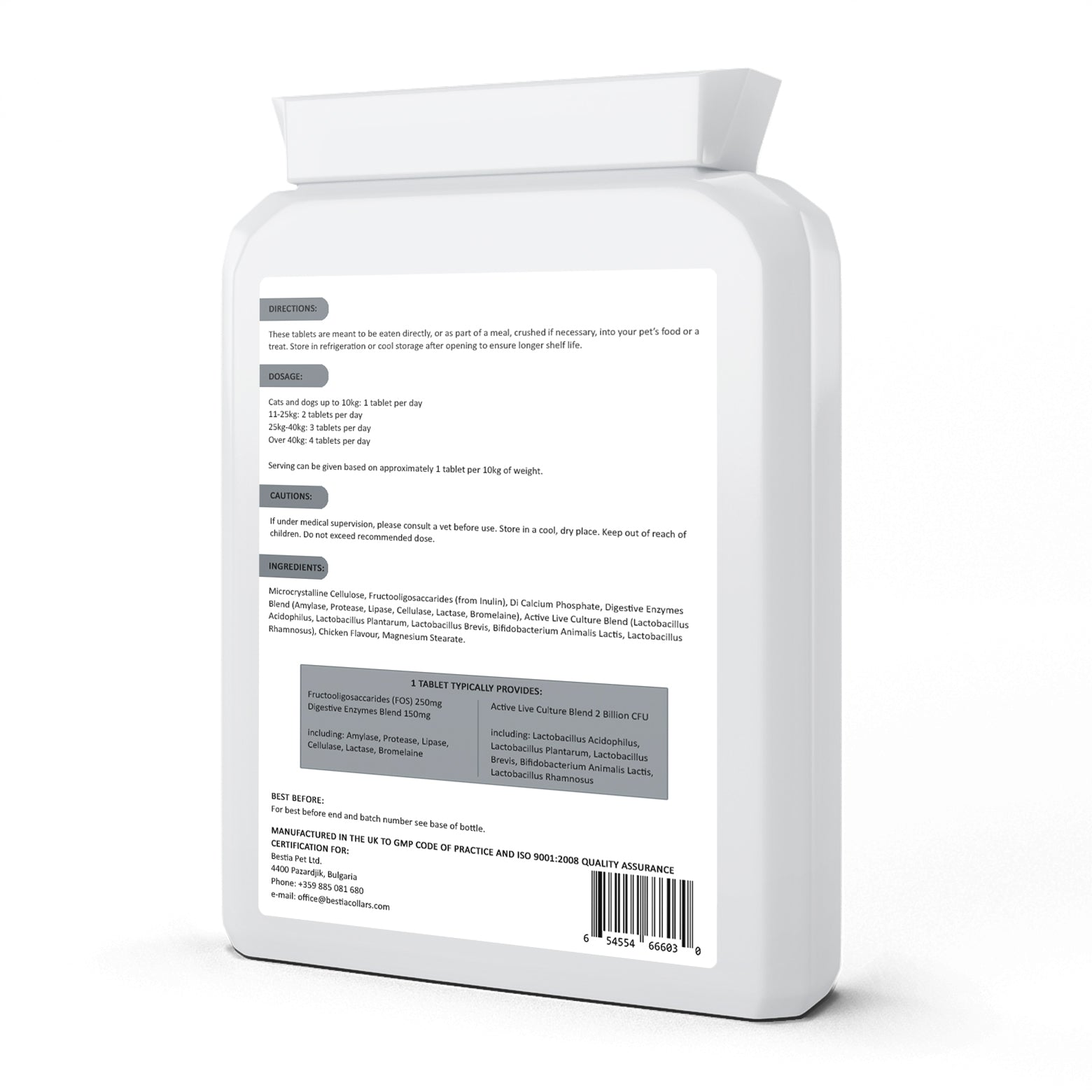 Hundefutter Probiotics