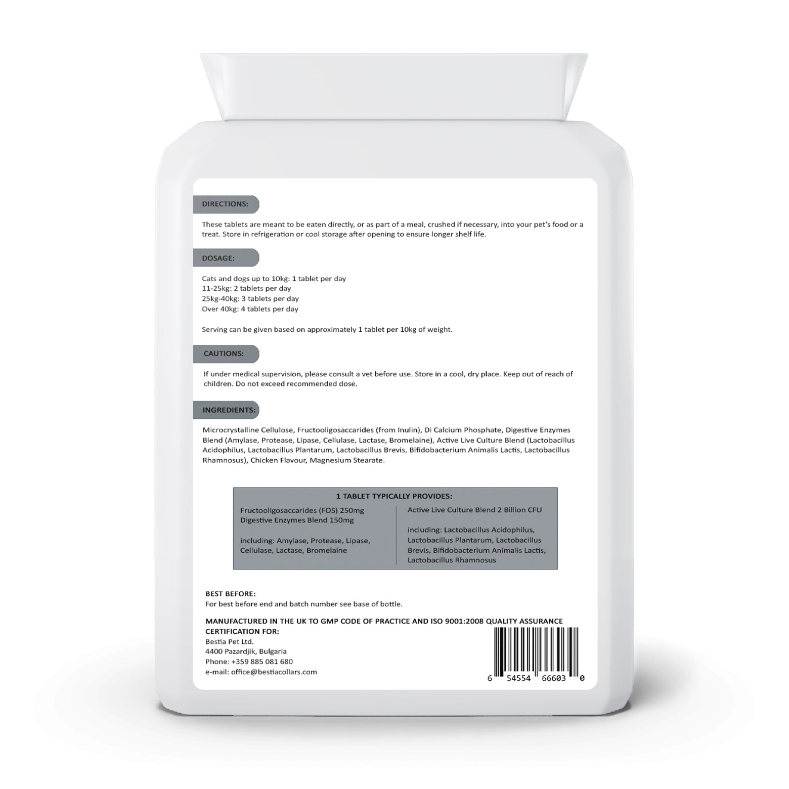 Hundefutter Probiotics