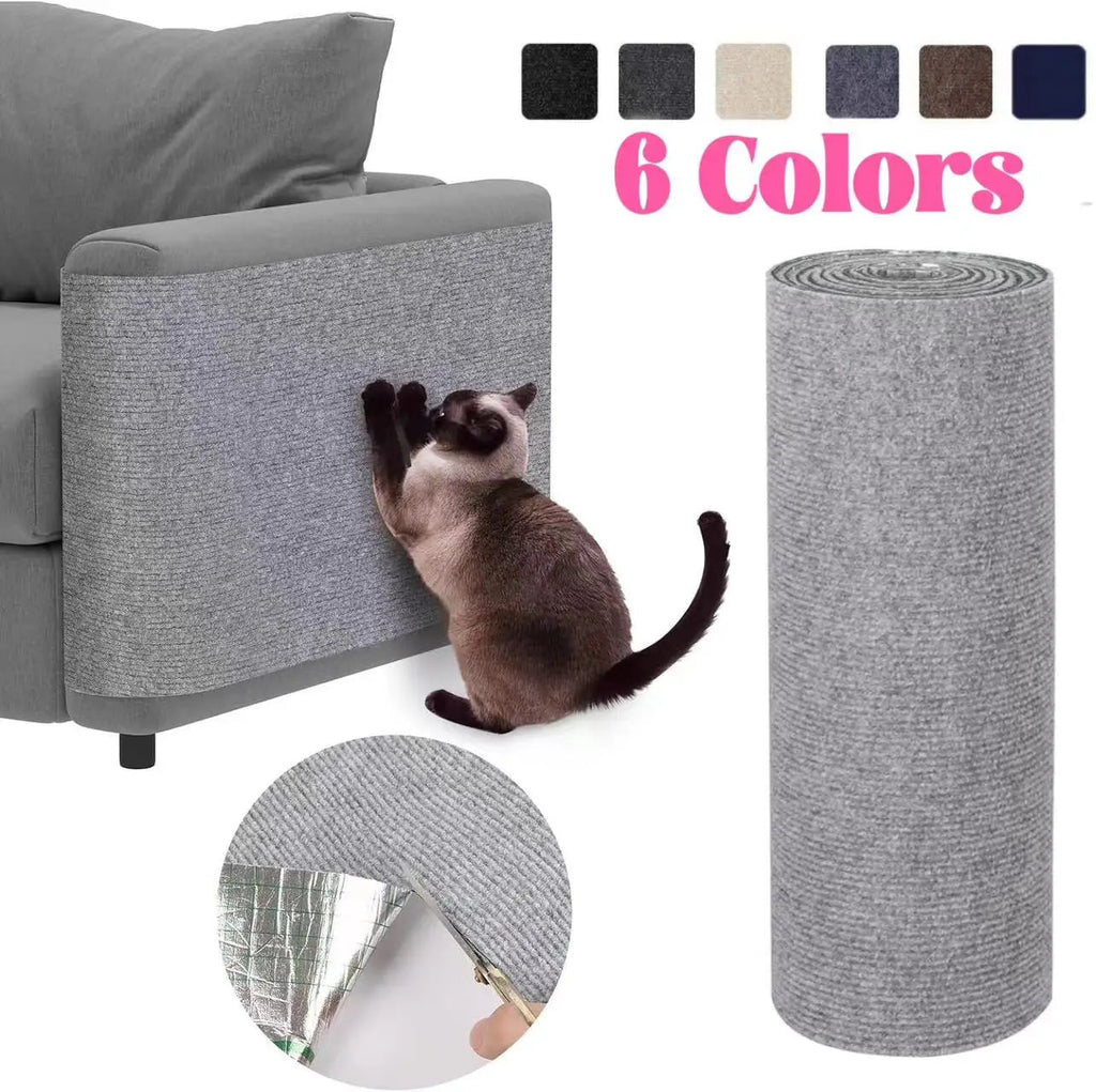 Selbstklebende Kratzmatte für Katzen, zuschneidbar