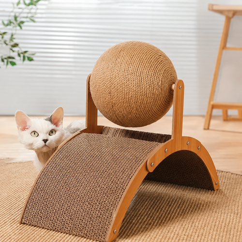 2-in-1 Katzen-Kratzball (Katze)
