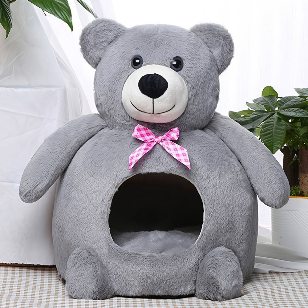 Warm, Portable Pet Bed for Cats and Dogs