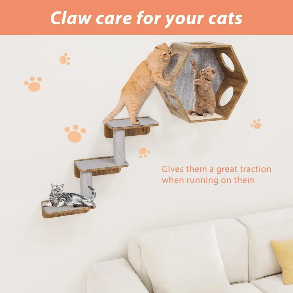Selbstklebende Kratzmatte für Katzen, zuschneidbar