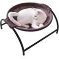 Amaca per gatti con struttura in acciaio e rivestimento in rete - 43 × 43 cm