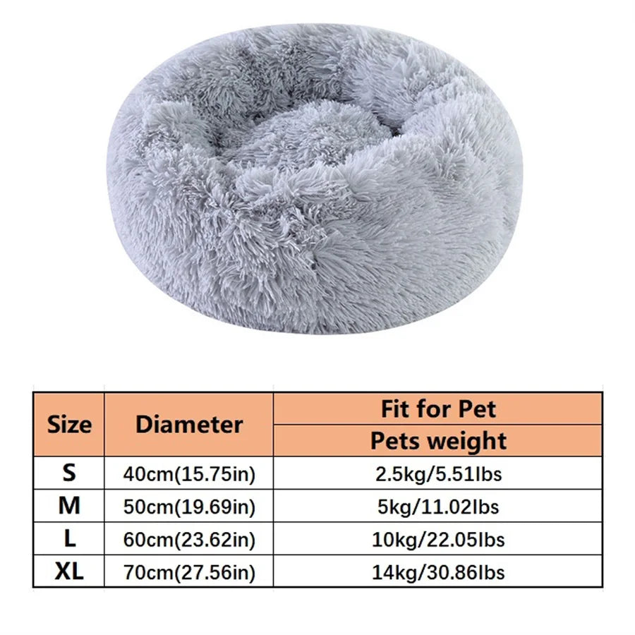 Beruhigendes Katzenbett – Anti-Angst Katzenbett mit weichem Rand