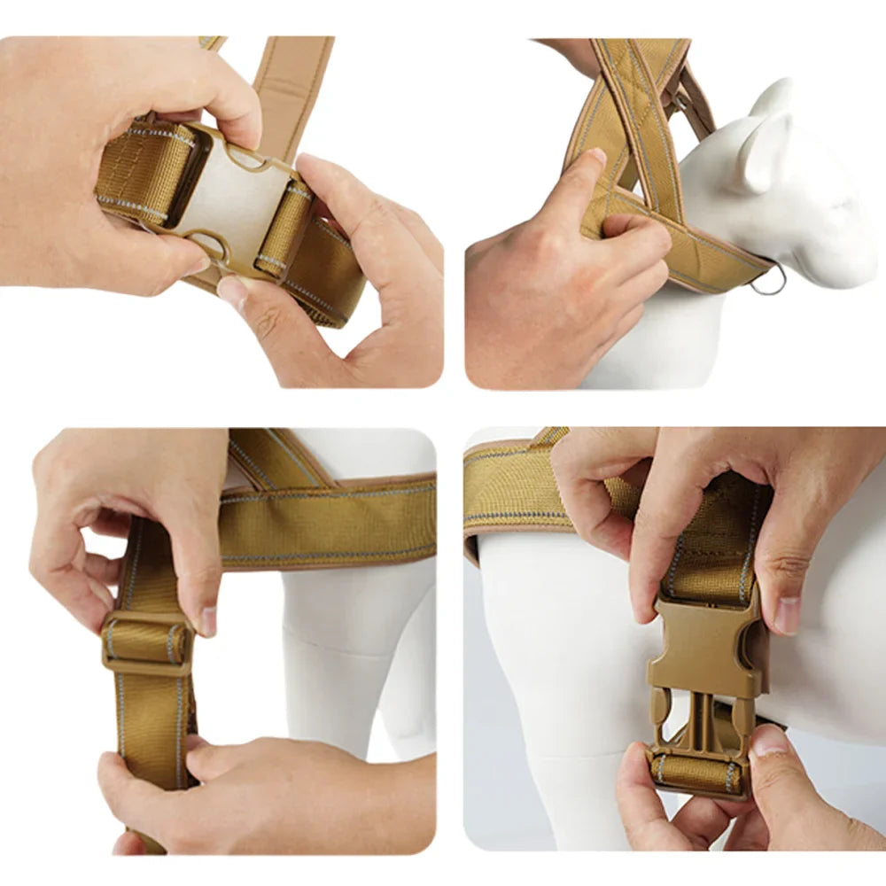 Taktisches Anti-Zug-Hundegeschirr