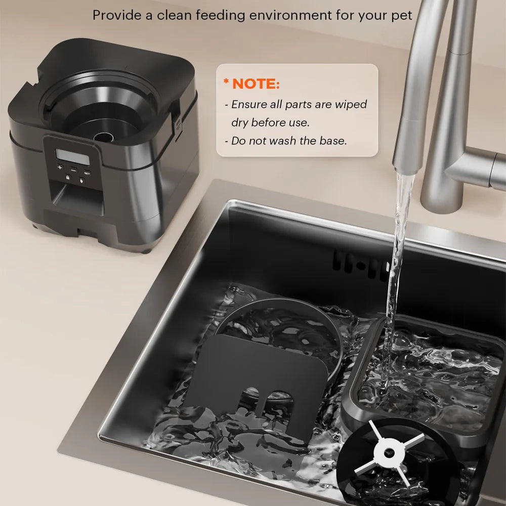 Automatischer Futterspender waschbar