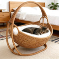 Kuscheliges Katzenkorb-Nest | Hängematte & Höhlenbett für Katzen – wasserdicht