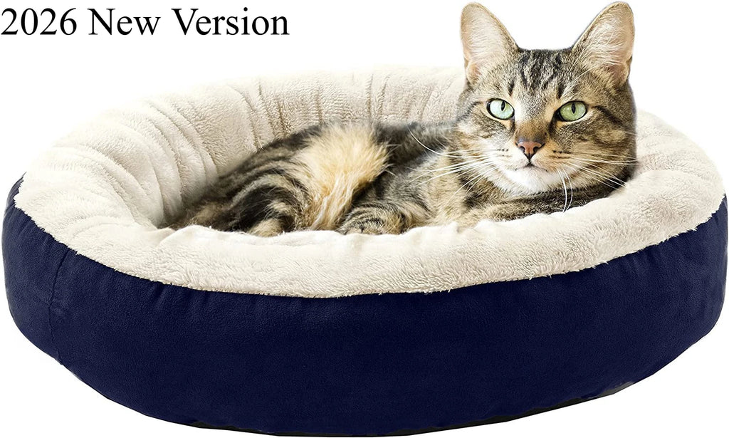 Rundes Donut-Bett für Hunde & Katzen – 60 und 70 cm