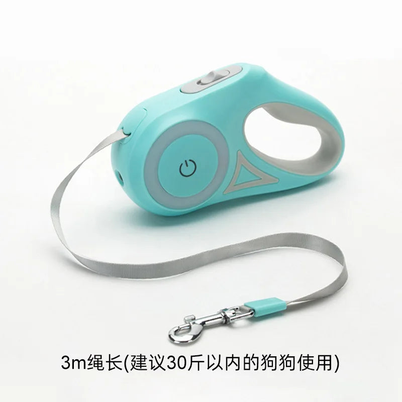 LED-Rollleine Türkis