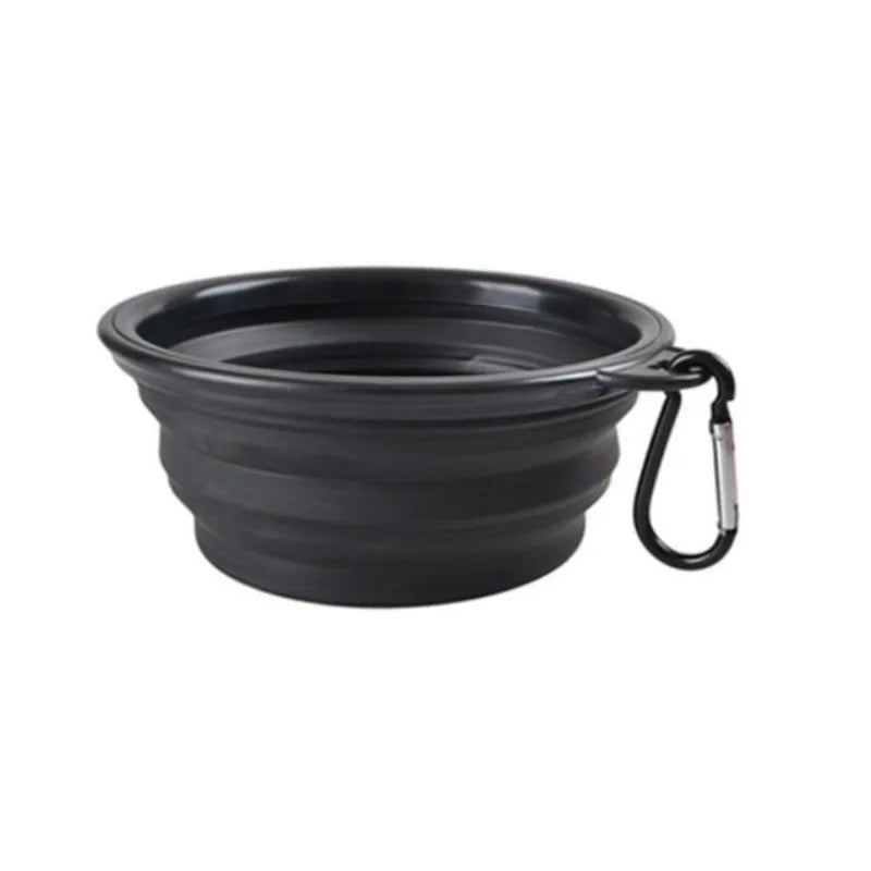 Foldable Travel Bowl for Dogs & Cats – Silicone, 350 ml