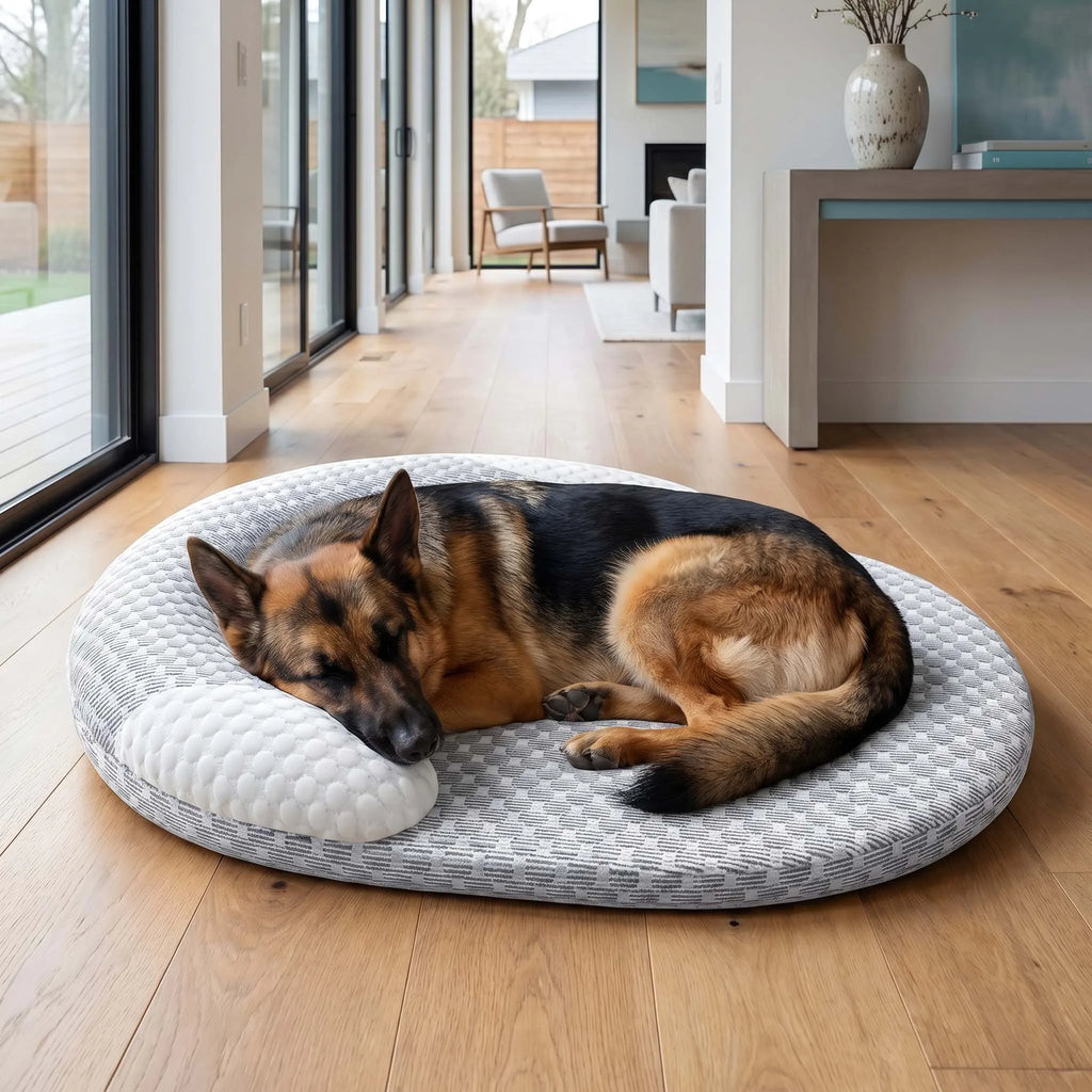 Kühlbett für Hunde & Katzen – Atmungsaktiv, Waschbar, Anti-Rutsch | M–XXL