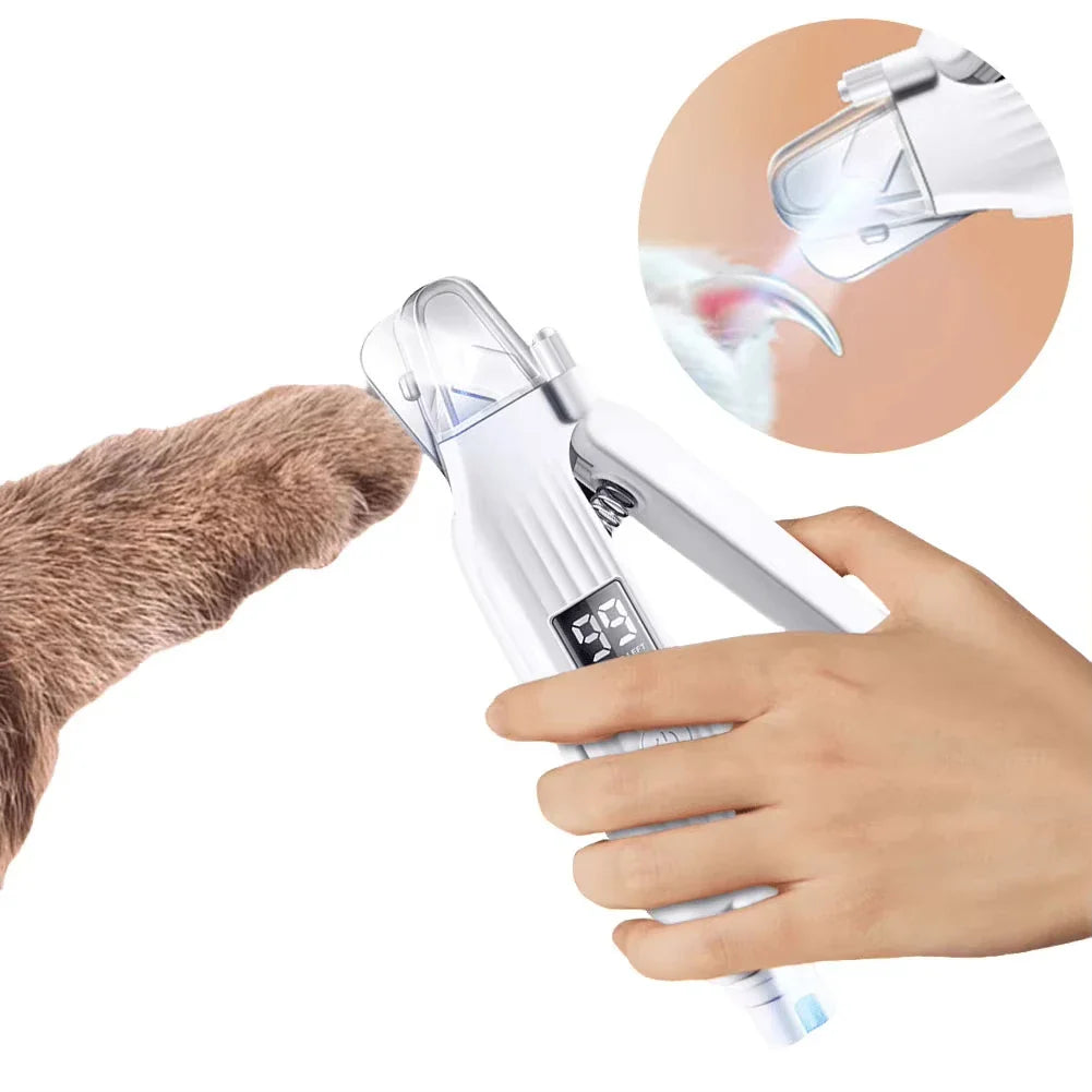 2-in-1 Elektrische Krallenpflege für Hunde & Katzen mit LED
