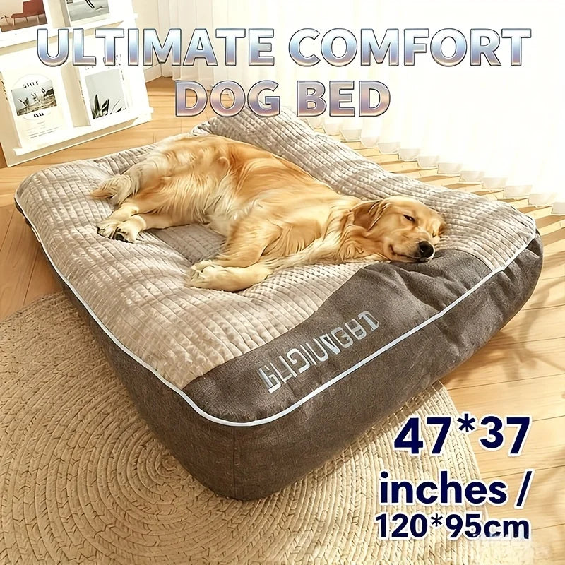 Lit orthopédique pour chien extra épais – grands chiens et chiens âgés