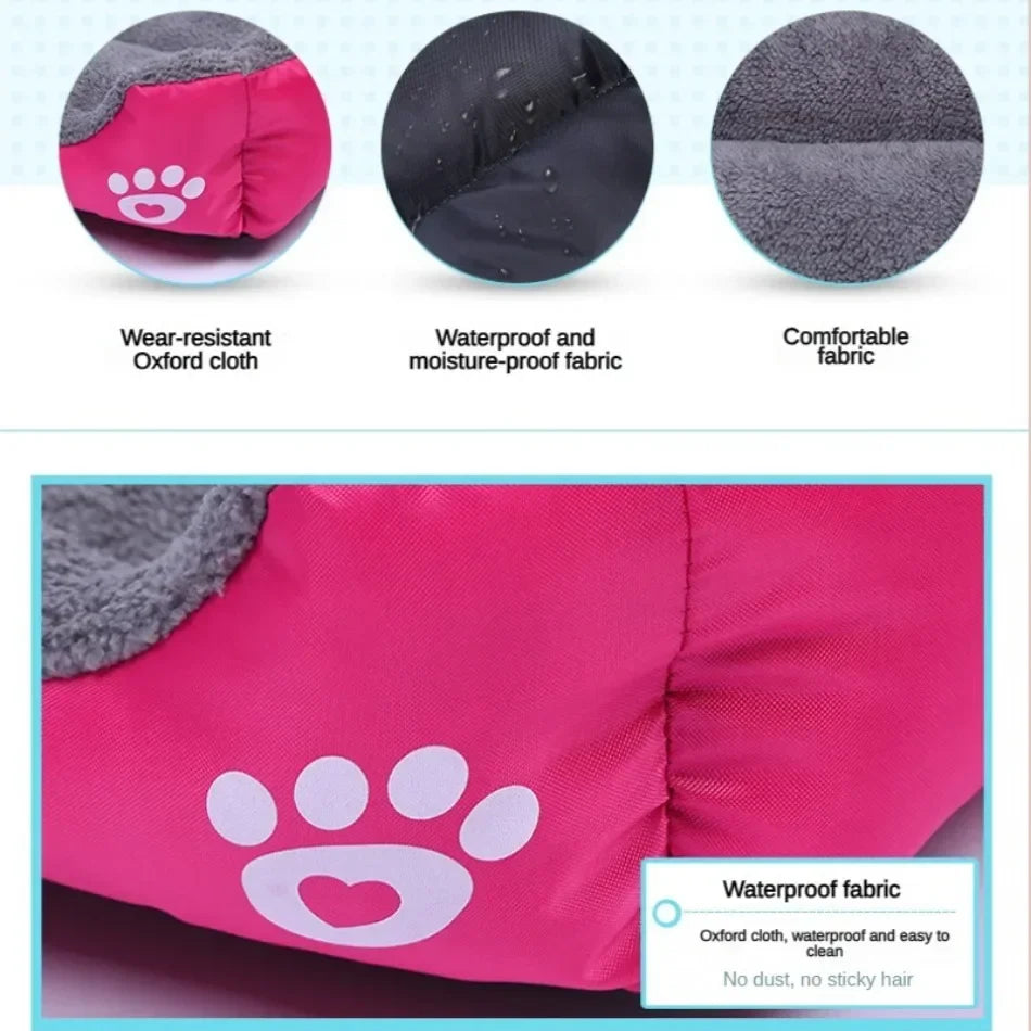 Hunde-Bett mit wasserdichtem Bezug und weichem Innenmaterial