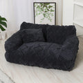 PawRelax™ Donut Rim Plush Bed – Soft, Safe & Anxiety-Reducing