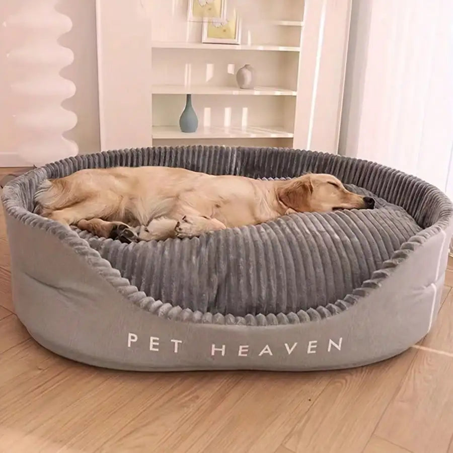 Weiches Haustier-Bett aus 100% Baumwolle – Waschbar, Kuschelweich | Für Hunde & Katzen