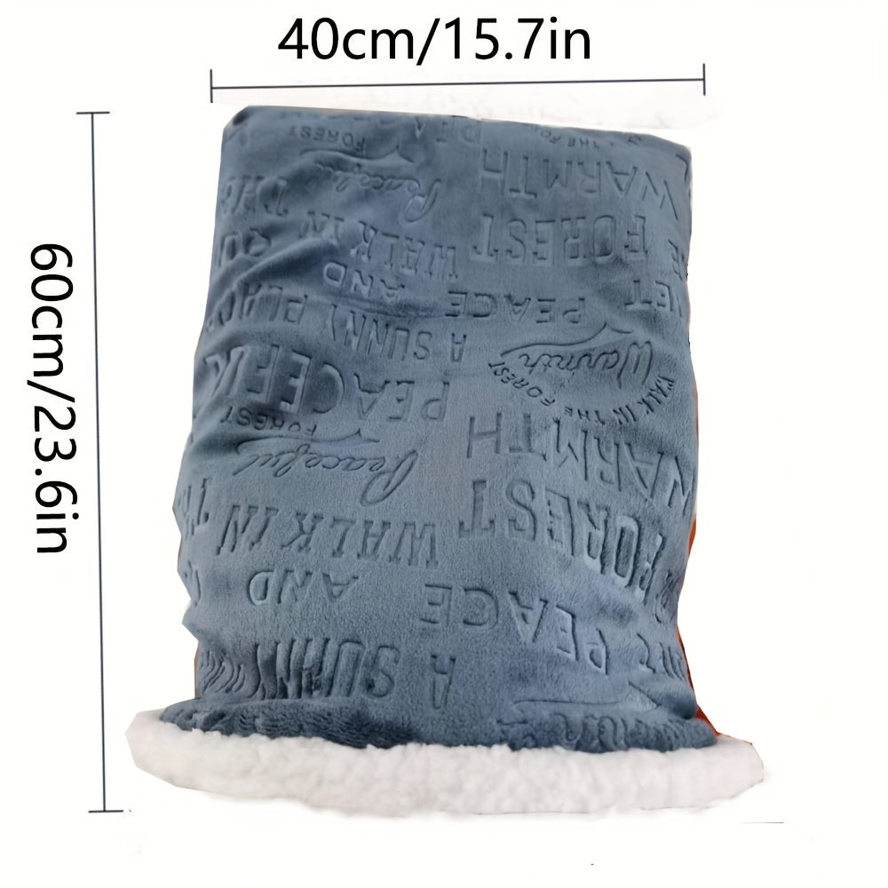 Massübersicht des Kuschelschlafsacks für Katzen: 40 cm breit und 60 cm lang