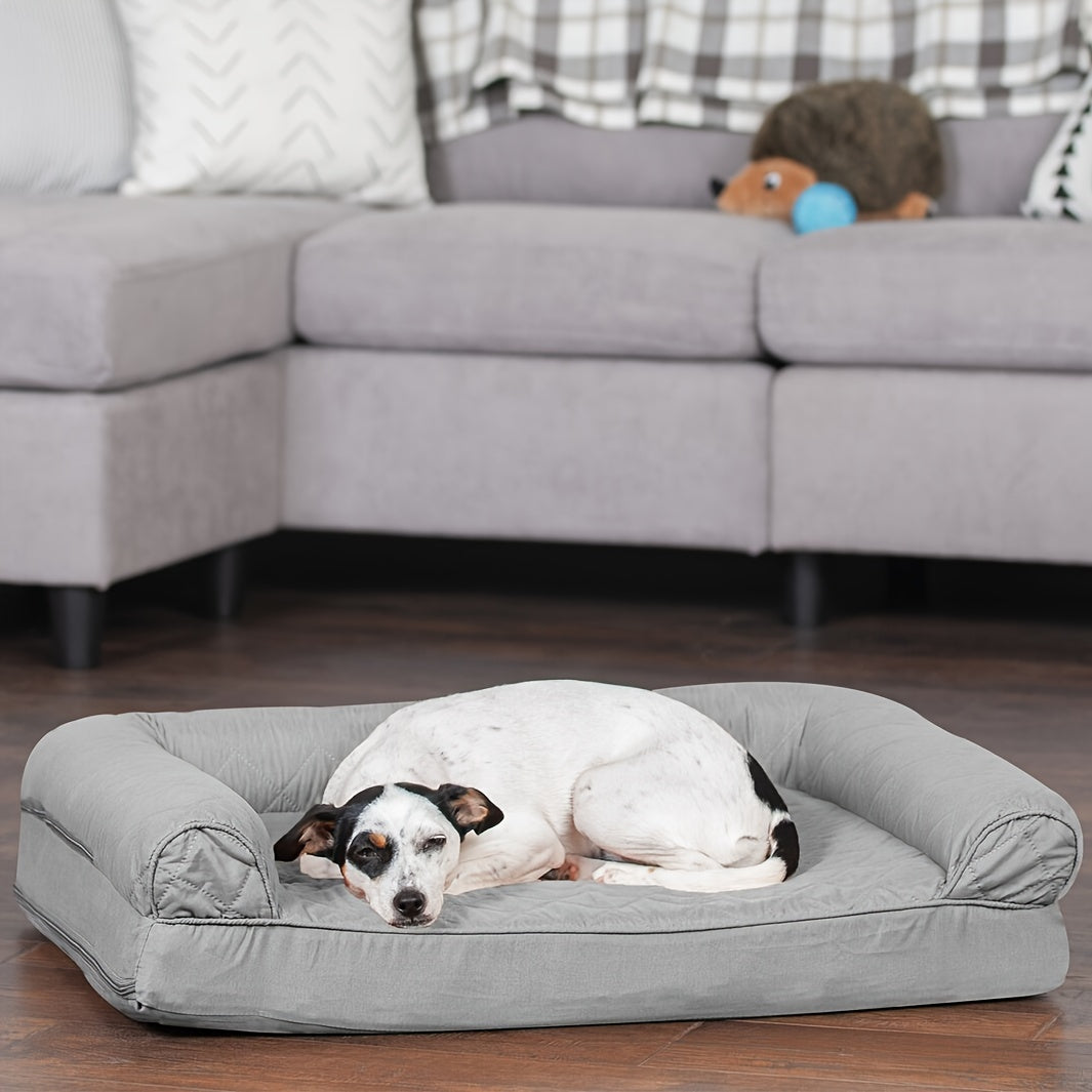 Hundebett Sofa-Stil XL – 120x80 cm, gesteppt | Koller SnugglePets