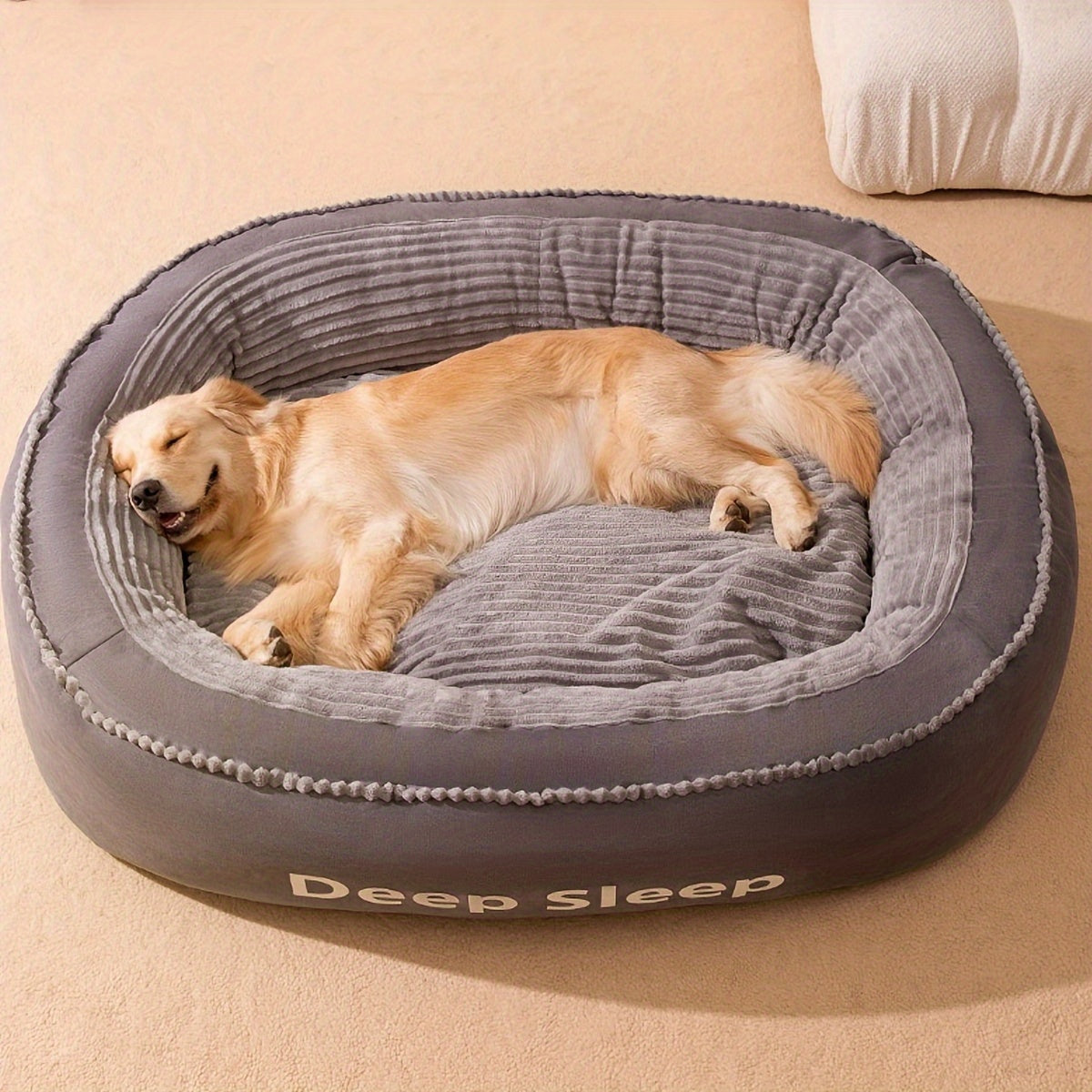 Hundebett Kissen XL – Weich, warm & waschbar | 120x90 cm