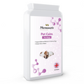 Pet Calm für Hunde von Pharmanostix, Dose mit 120 Tabletten mit Pouletgeschmack, Vorderseite.