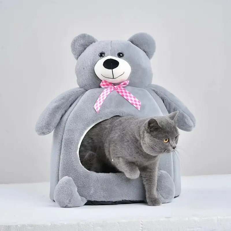 Warm, Portable Pet Bed for Cats and Dogs