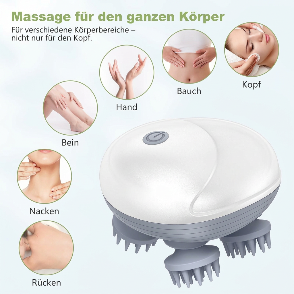 Körperbereiche mit deutscher Beschriftung