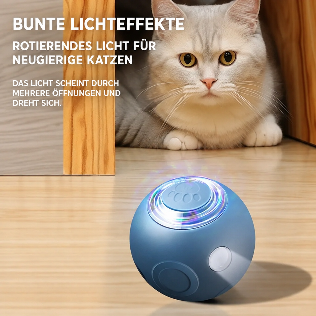 Katzenball mit deutscher Beschreibung der Lichteffekte