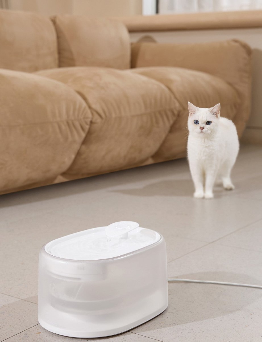 Katzenbrunnen mit UVC-Sterilisation & Heizfunktion – 2L | Koller SnugglePets